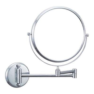 Espelho Hotel Extensível De Aumento Redondo 3X